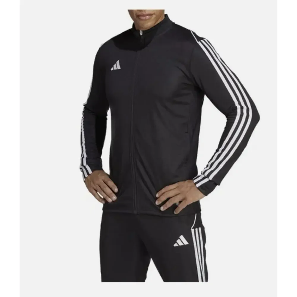adidas Prime Green Trio 23 League AEROREADY Training Jacket Men's L Black White